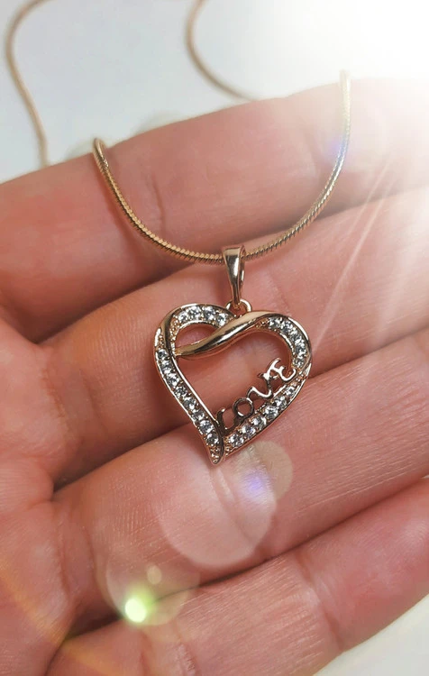 پلاک تک قلب love ژوپینگ