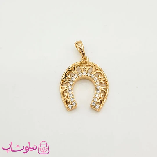 پلاک دخترانه ژوپینگ مدل نعل اسب کد 691