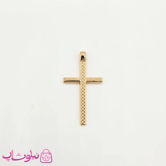 پلاک ژوپینگ مدل صلیب بدون نگین کد 997