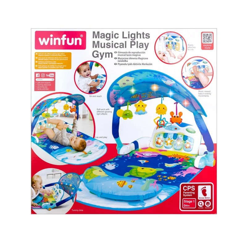 پلی جیم موزیکال چراغدار جادویی وین فاین Winfun کد 00860