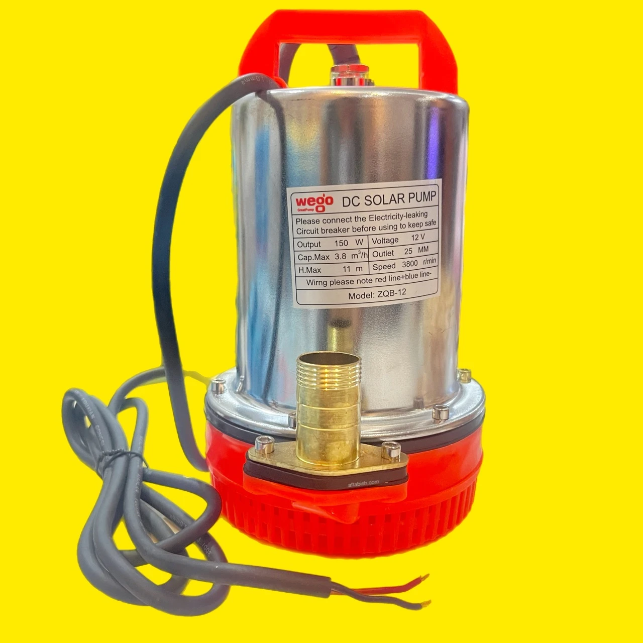 پمپ آب کفکش ۱۲ ولت DC یک اینچ ویگو WEGO مدل ZQB-12