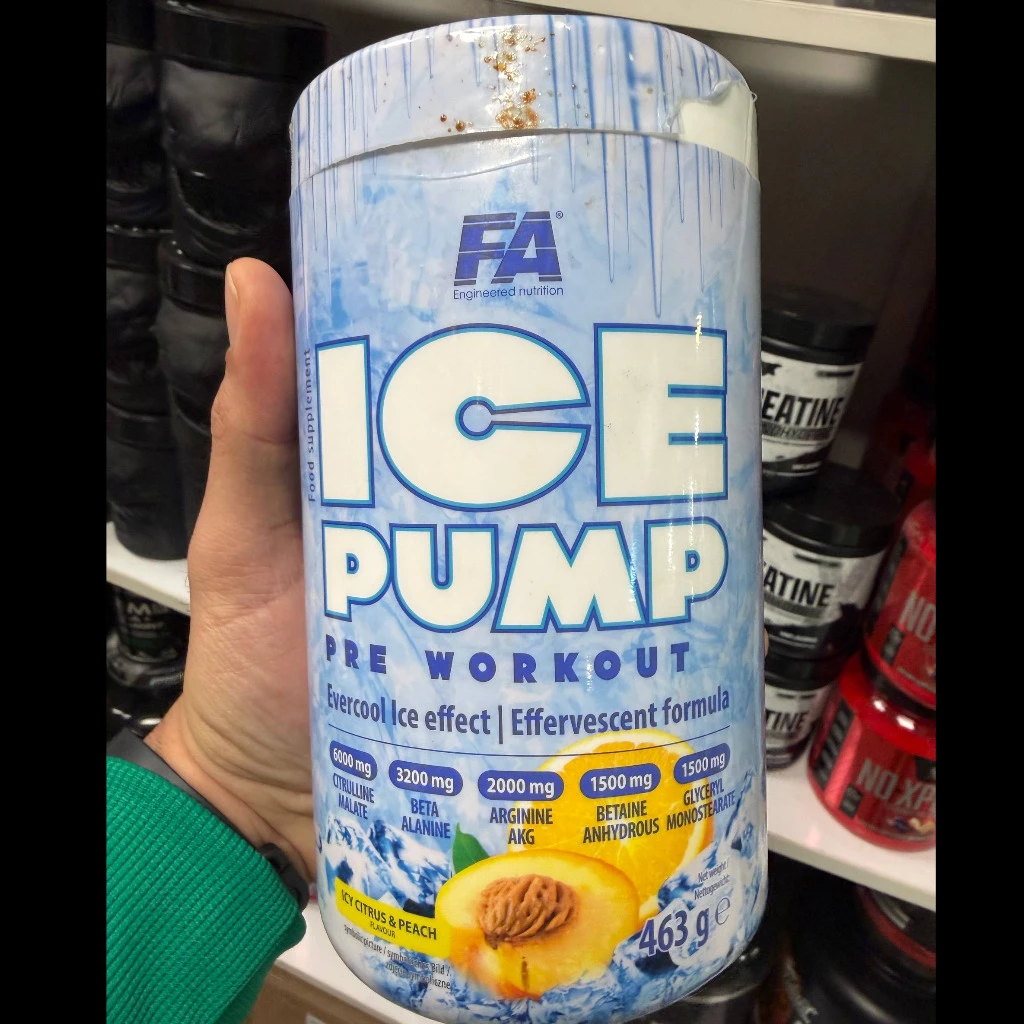 پمپ آیس اف-ای (با اثر خنک‌کنندگی) | FA ICE PUMP Pre-Workout
