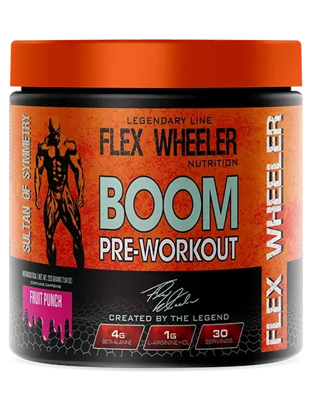 پمپ بووم فلکس ویلر – Flex Wheeler BOOM Pre Workout