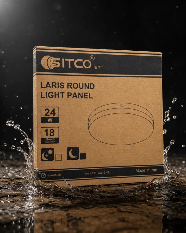 پنل LED گرد 24 وات سیتکو مدل Laris Round | خرید پنل سقفی کم مصرف
