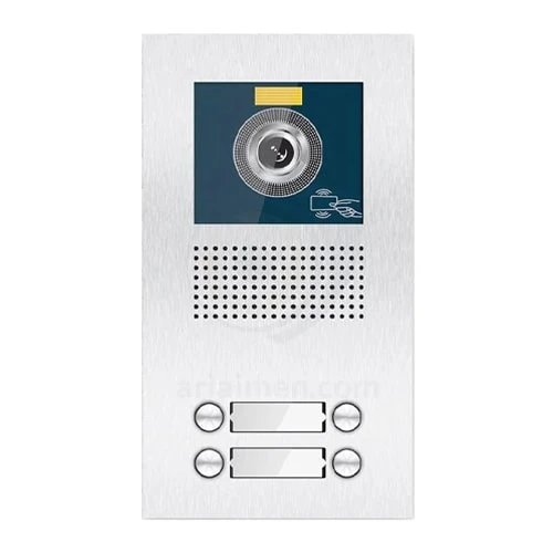 پنل آیفون تصویری 4 واحدی اف اف تکنولوژی سری UM-RF
