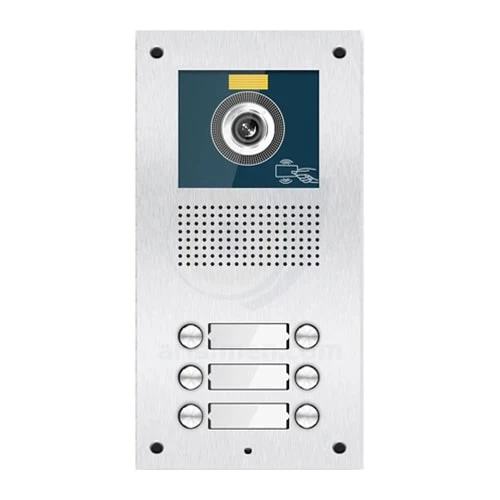 پنل آیفون تصویری 6 واحدی اف اف تکنولوژی سری UM-RF