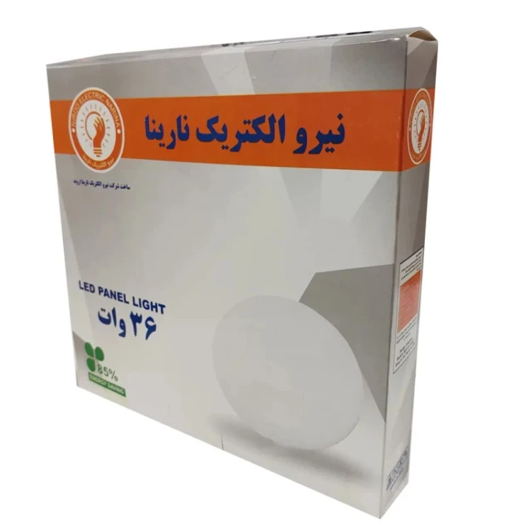 پنل فول لایت 36 وات روکار نیرو الکتریک نارینا مدل گرد
