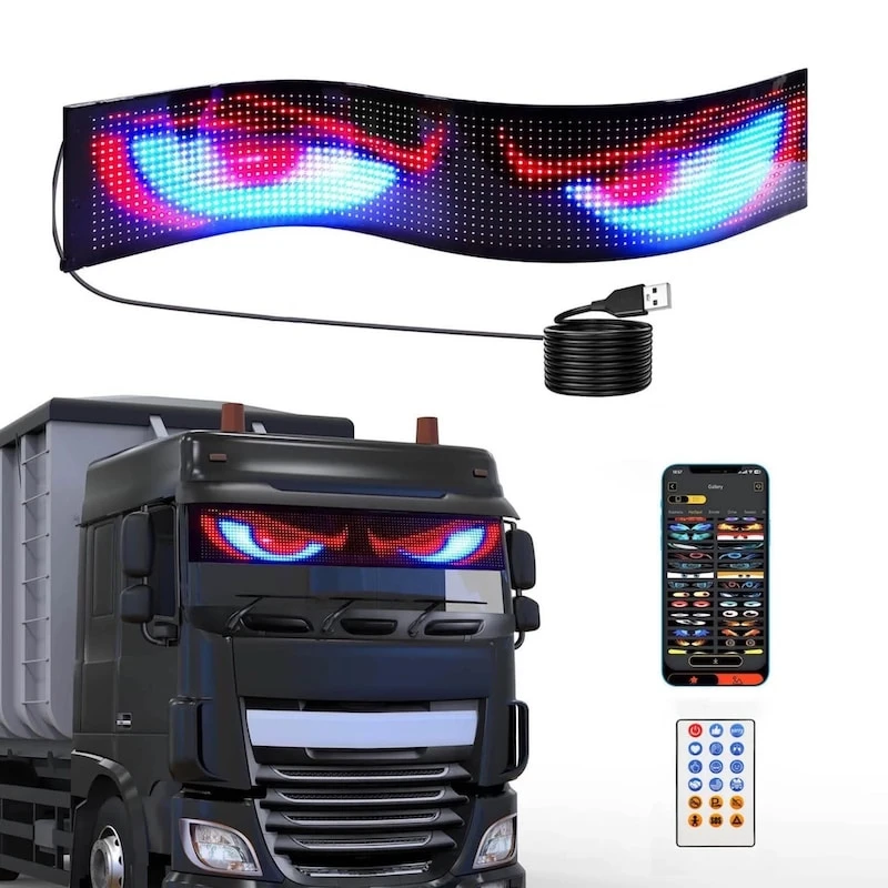 پنل ماتریکسی LED سایز ۱۷۷در۱۹ سانتی متر کامیون