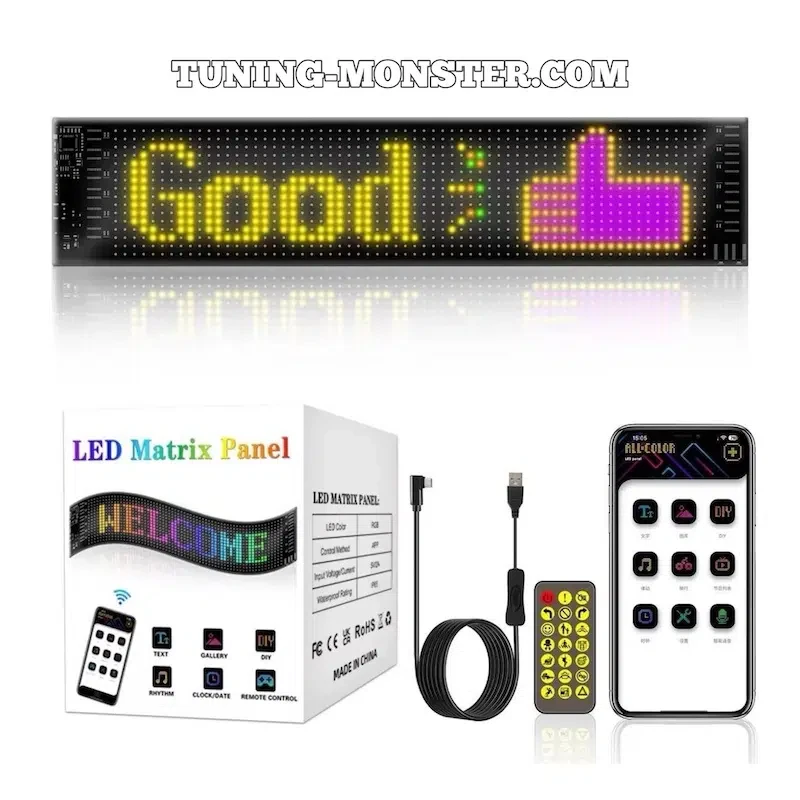 پنل ماتریکسی LED سایز ۳۸در۹ سانتی متر