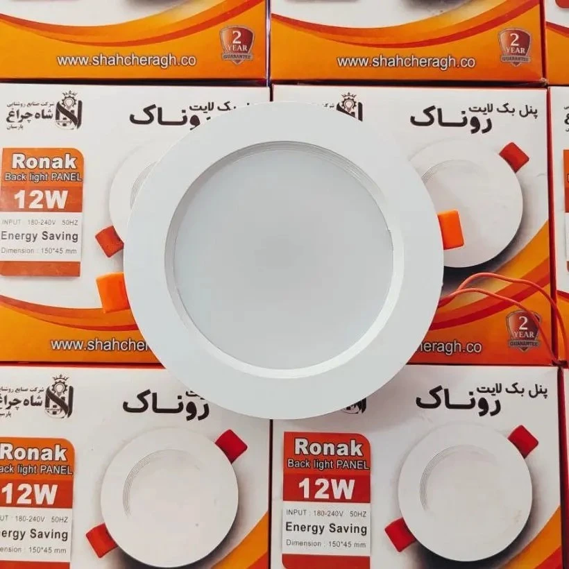 پنل ۱۲ وات شاهچراغ مدل روناک
