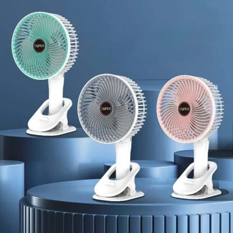 پنکه شارژی گیره دار و رومیزی کلیپسی clipped professional fan.