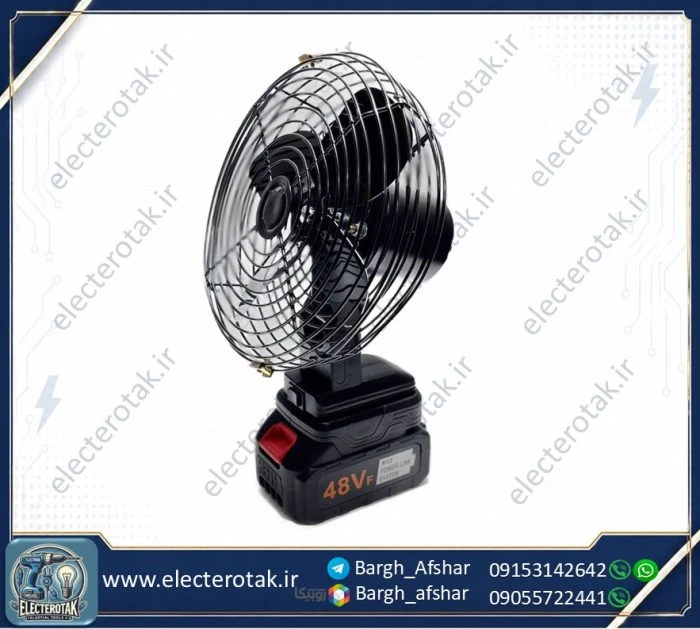 پنکه فلزی شارژی نوا مدل ZL-08