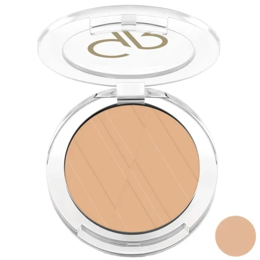 پنکیک گلدن رز مدل PRESSED فشرده طلایی شماره 110