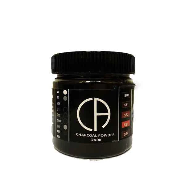 پودر زغال مشکی تیره کلارک Charcoal Powder Dark) B1)