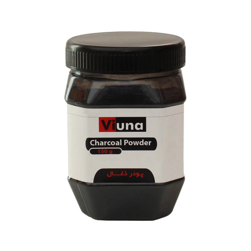 پودر زغال ویونا CHARCOAL POWDER وزن 150 گرم