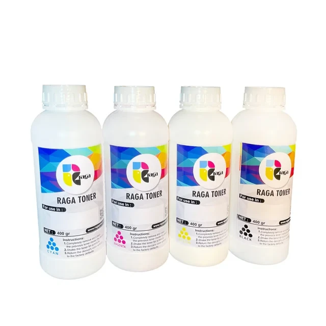 پودر شارژ تونر رنگی کونیکا مینولتا 452/552/652 حجم 1600 گرم مجموعه 4 عددی
