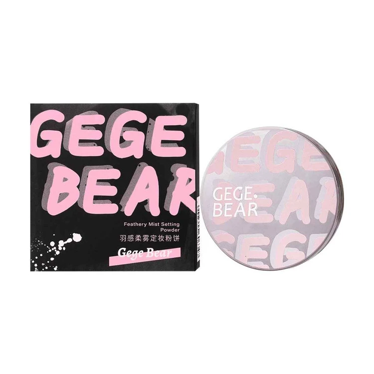 پودر فیکس و پنکک فشرده ضد آب فول کاور گی گی بیر GEGE BEAR