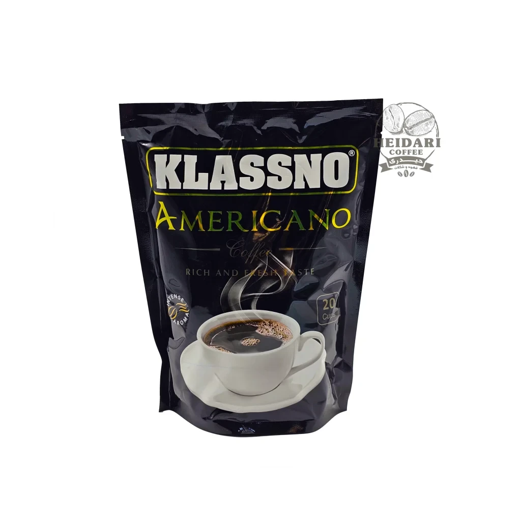 پودر قهوه آمریکانو کلاسنو |Klassno| _ تعداد 20 عدد