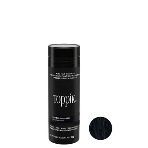 پودر پر پشت کننده مو تاپیک مشکی پرکلاغی شماره 01 (Noir Black) بسته 25 گرمی