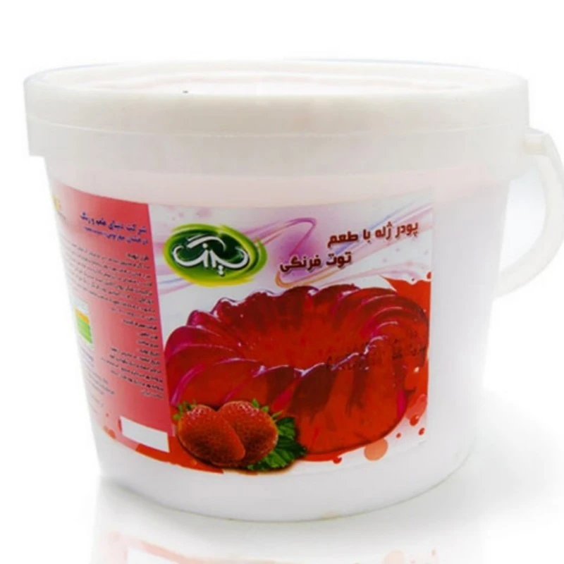 پودر ژله با طعم توت فرنگی 3 کیلویی شرکت نیلیگون