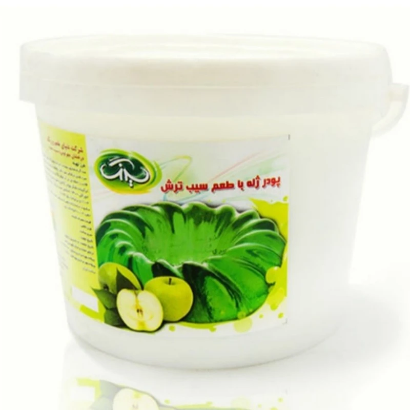 پودر ژله با طعم سیب ترش 3 کیلویی شرکت نیلیگون