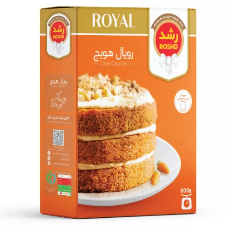 پودر کیک هویج شرکت رشد ۵۰۰ گرمی