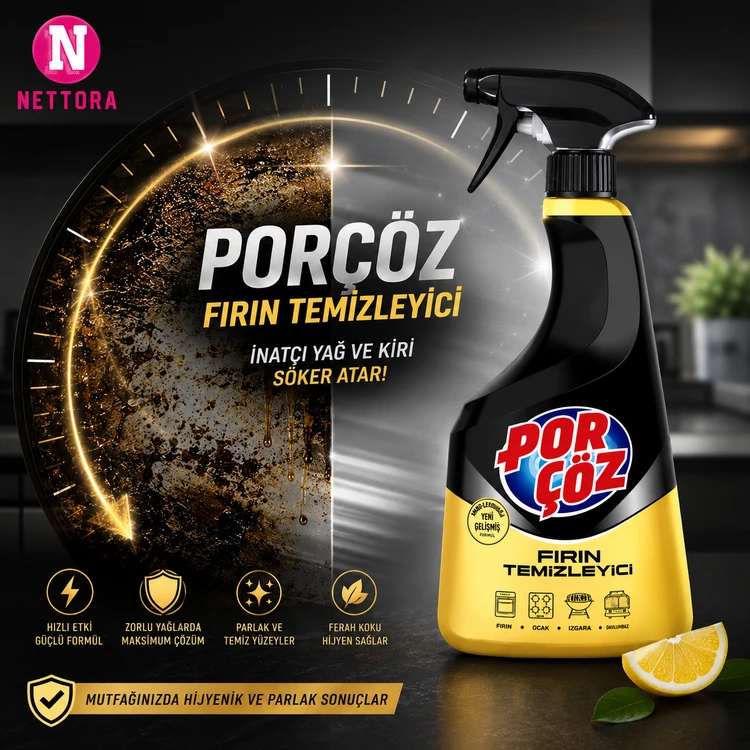 پورچوز چربی‌بر مشکی (Porçöz Ultra Güçlü Yağ Çözücü)