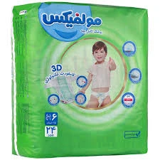 پوشک سایز 6، 24 عددی مولفیکس