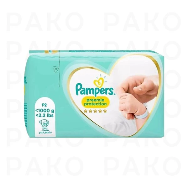 پوشک نوزاد پمپرز آلمانی سایز 0 بسته 32 عددی