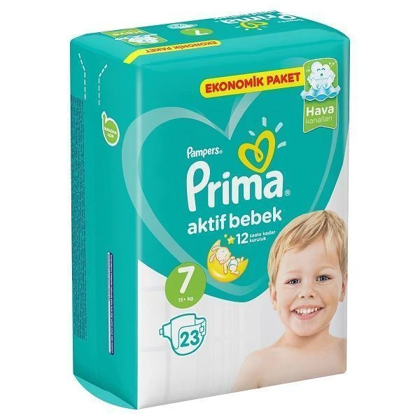 پوشک پریما پمپرز ترک سایز 7 pampers prima