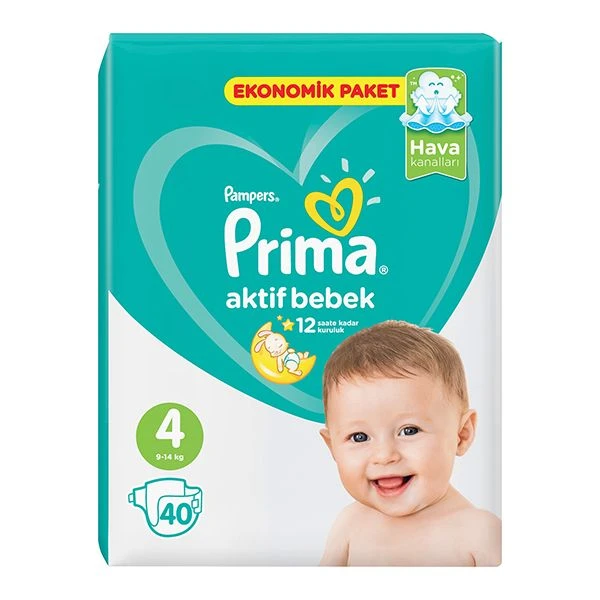 پوشک پریما پمپرز ترک سایز ۴ pampers prima