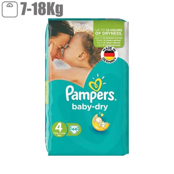 پوشک پمپرز سایز 4 بسته 44 عددی مدل Pampers Baby Dry Size 5 Diaper Pack of 44