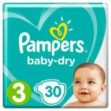 پوشک پمپرزآلمانی مدل Baby Dry سایز 3 بسته 30 عددی