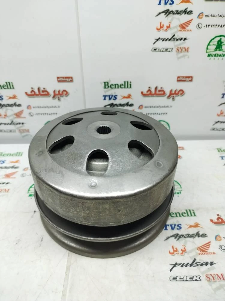 پولی (فولی) کلاچ عقب کامل موتور tvs وگو و ژوپیتر (لنتی) درجه 1