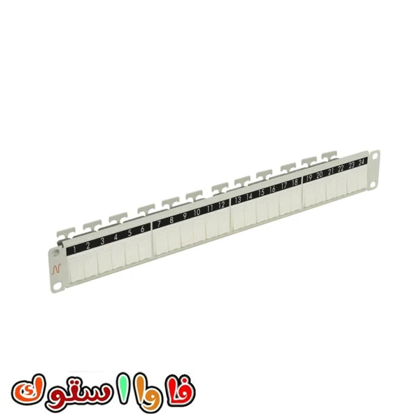 پچ پنل 24 پورت نگزنس CAT6 UTP ا Nexans CAT6 UTP 24 Port Patch