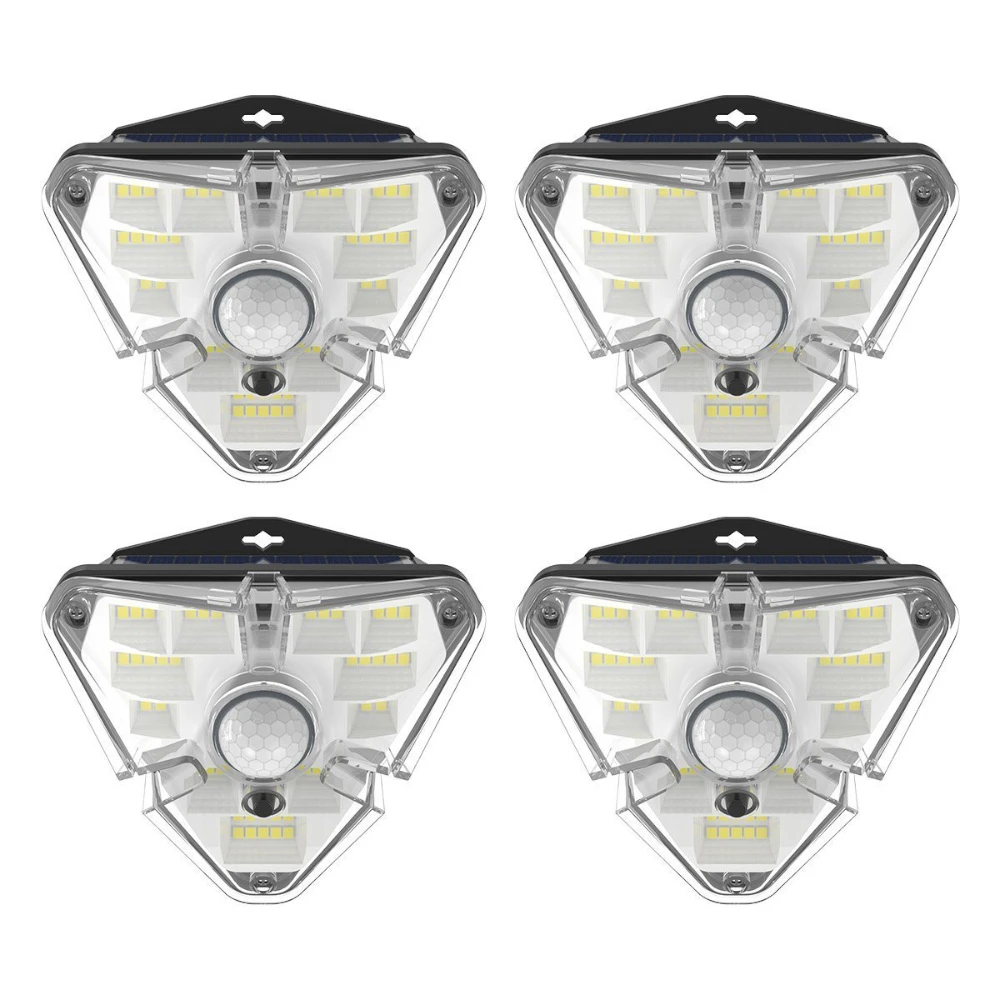پک 4تایی چراغ دیواری بیسوس Baseus Energy Collection Solar Body Sensor Wall Lamp DGNEN-B01