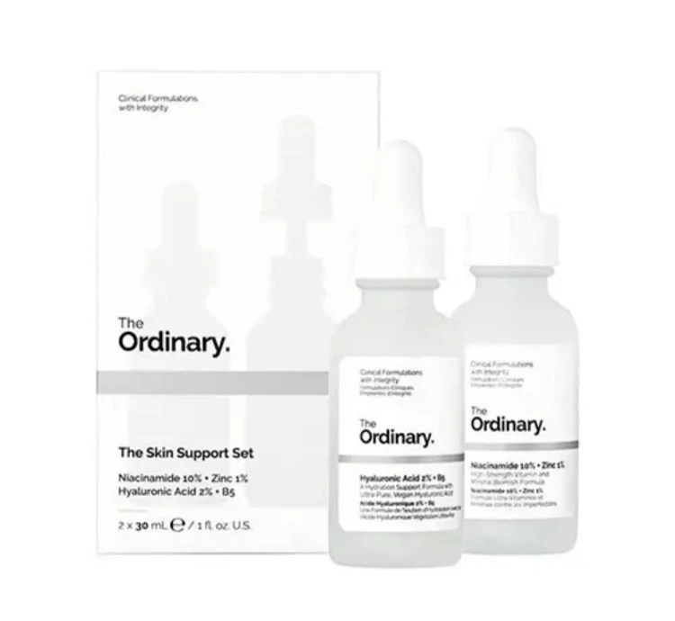 پک تقویت کننده پوست نیاسینامید و هیارونیک اسید حجم هر کدام 30ml