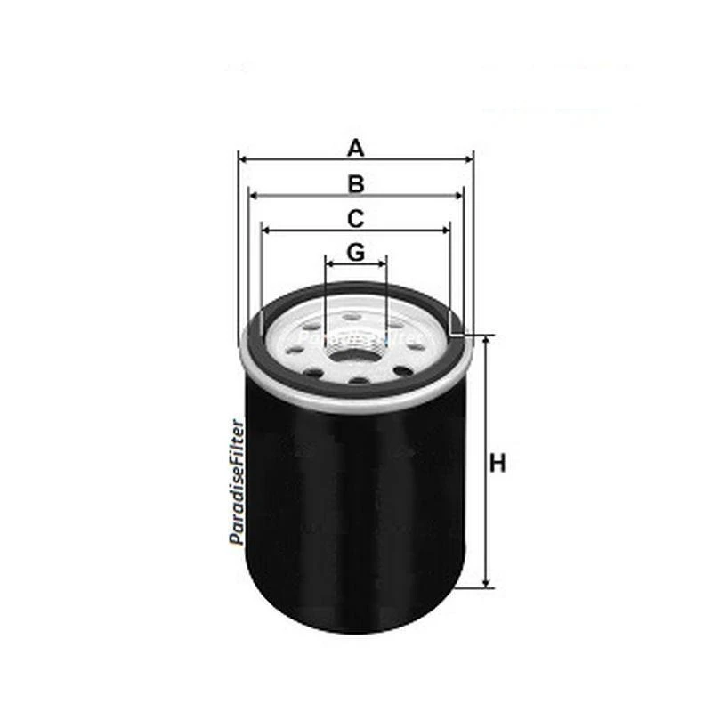پک ده عددی فیلتر روغن پراید ، تیبا ، ساینا ، ریو ، کوییک  (OEM : 817323802) / فیلتر رویان  T.F.121-6