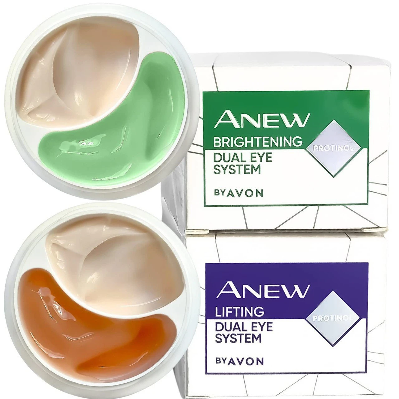 پک دو عددی ژل کرم لیفت کننده دور چشم آون + کرم دورچشم روشن کننده و ضدلک آنیو آون