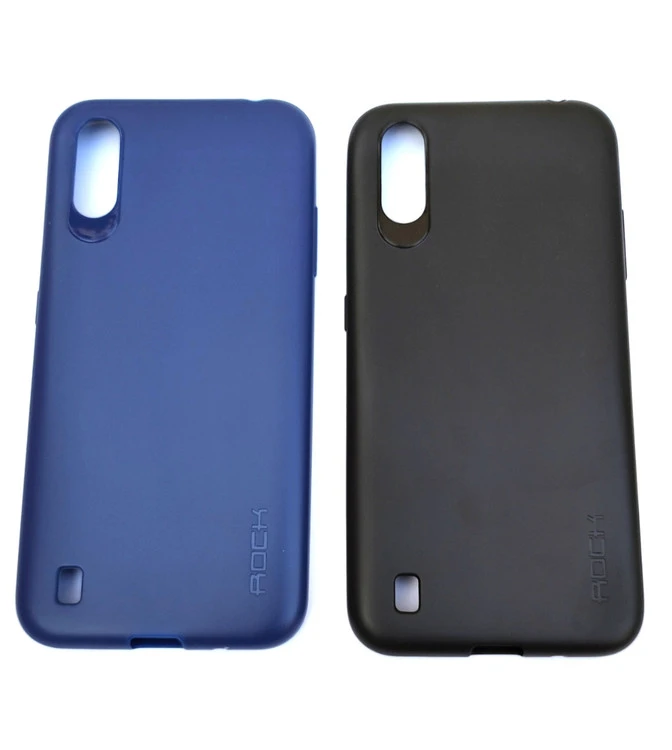 پک دو عددی کاور اسلیم Samsung A01 | مشکی و آبی — ست نازک و ارزان