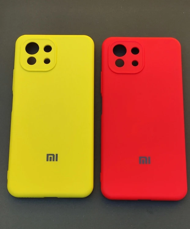 پک دو عددی کاور سیلیکونی شیائومی Mi 11 Lite | دو رنگ زرد و قرمز به قیمت یک عدد
