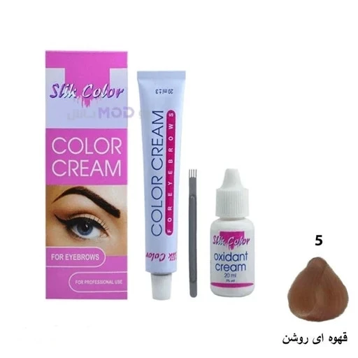 پک رنگ ابرو سلیک کالر شماره 5 قهوه ای روشن