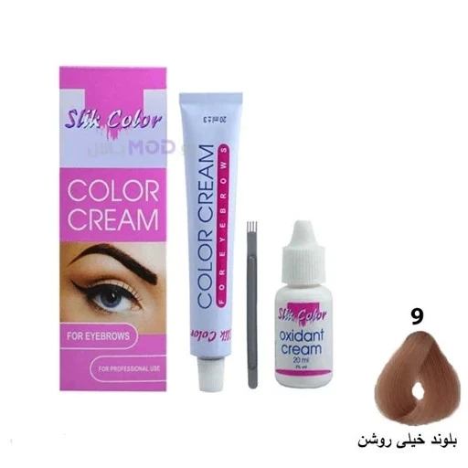 پک رنگ ابرو سلیک کالر شماره 9 بلوند خیلی روشن