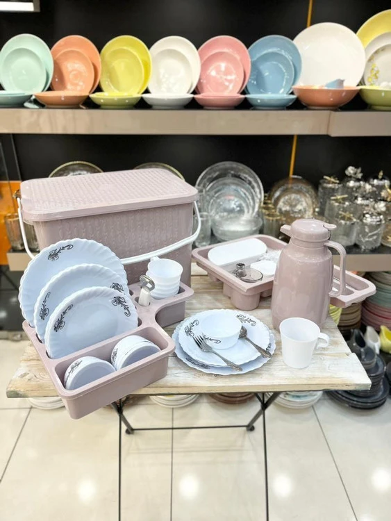 پک ظروف مسافرتی ۷۰پارچه