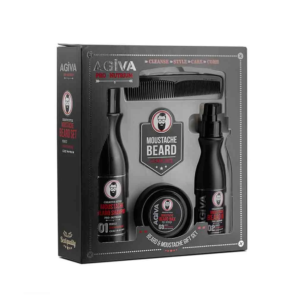 پک مراقبتی و نگهداری از ریش آگیوا ا Agiva beard care and maintenance pack