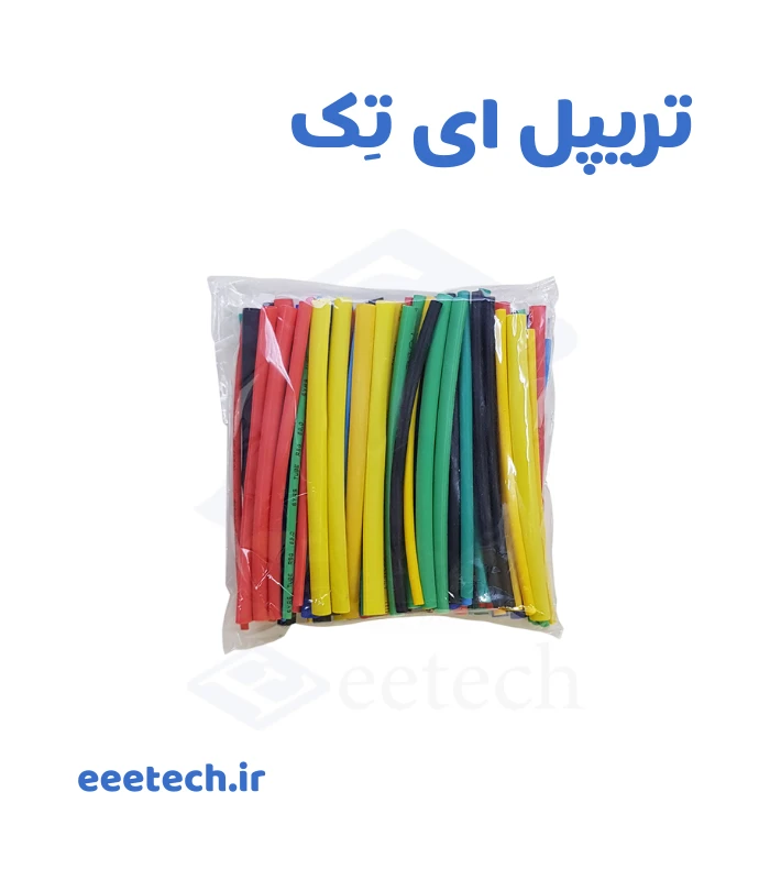 پک وارنیش حرارتی مشکی ۱۰۰ تکه سایز ۱ تا ۱۳ میلی‌متر | روکش حرارتی تک رنگ