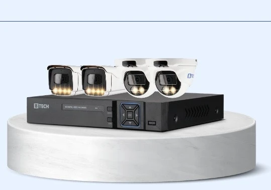 پکیج 4 عددی دوربین مداربسته 2 مگاپیکسلیAHD دید در شب رنگی B-TECH