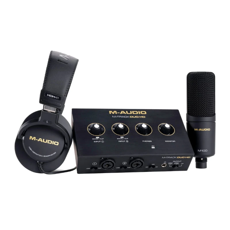 پکیج استودیویی M-Audio M-Track Duo HD Producer PackM-Audio M-Track Duo HD Producer Pack