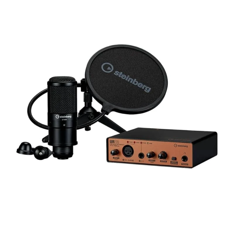 پکیج استودیویی Steinberg UR12B Podcast Starter PackSteinberg UR12B Podcast Starter Pack