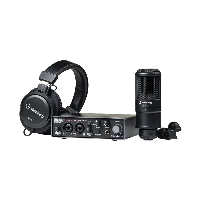 پکیج استودیویی Steinberg UR22C Recording PackSteinberg UR22C Recording Pack Studio Package